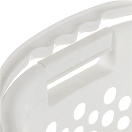 HOMEPRO PLIM LAUNDRY BASKET WITH HANDLE SQUARE 5040 W40.5XD40XH51 CM WHITE