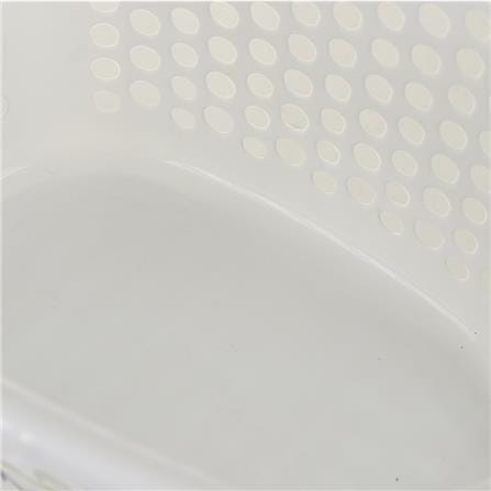 HOMEPRO PLIM LAUNDRY BASKET WITH HANDLE SQUARE 5040 W40.5XD40XH51 CM WHITE