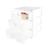 SMALL 3-DRAWER UNIT KEYWAY CK423 24X20.5X27.5CM WHITE