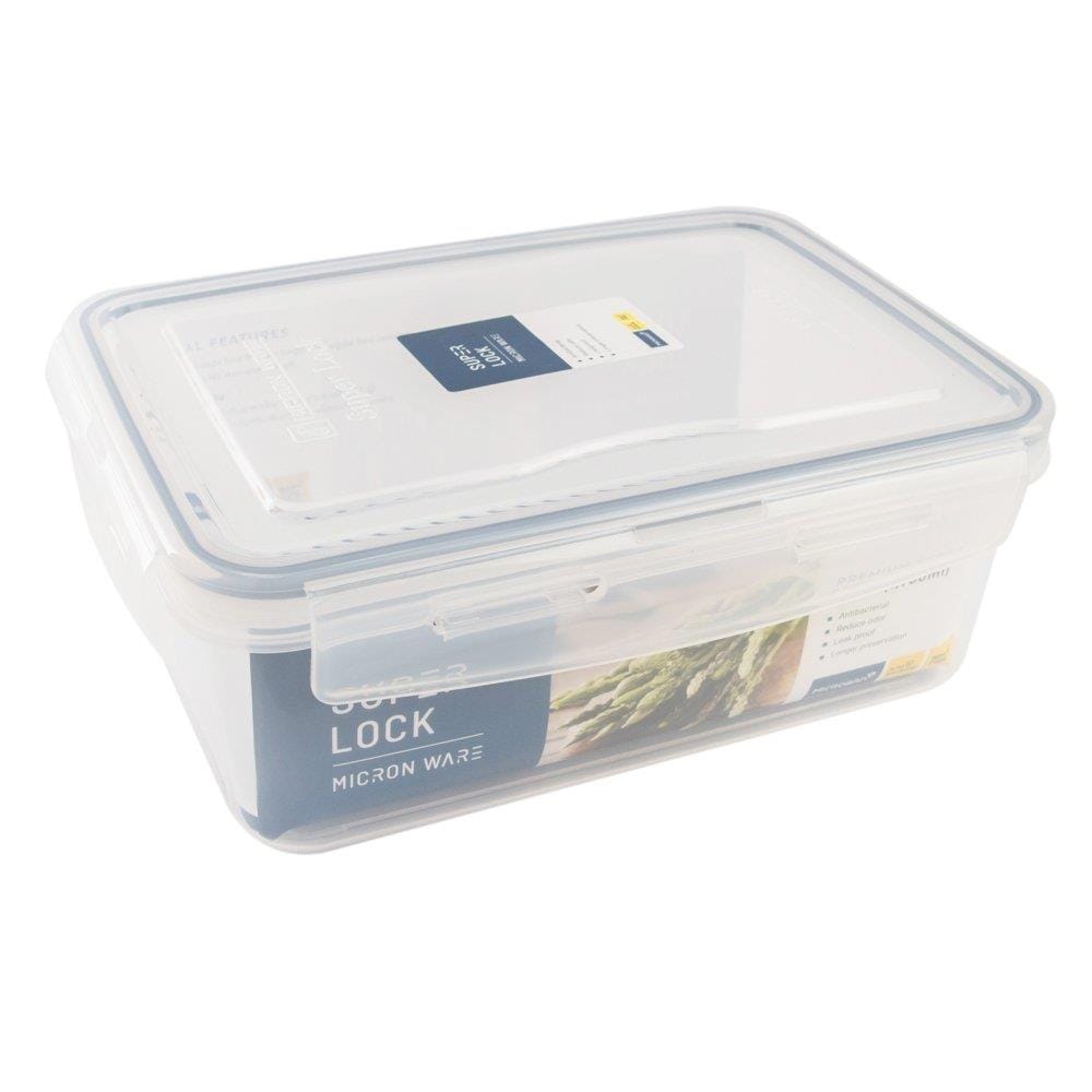 SUPER LOCK FOOD CONTAINER PP SQUARE 1.7L