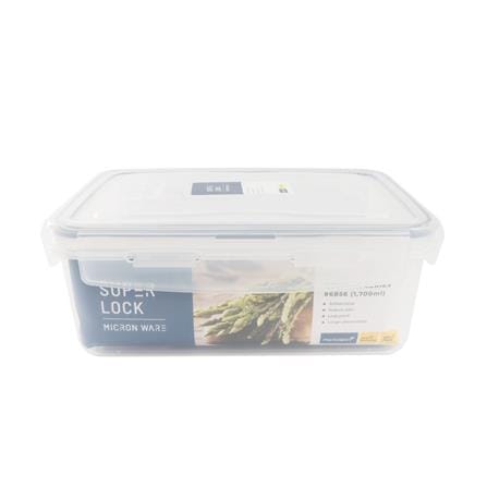 SUPER LOCK FOOD CONTAINER PP SQUARE 1.7L