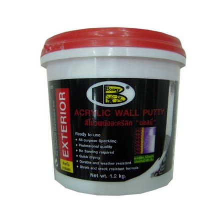 ACRYLIC WALL PUTTY BOSNY B222 1.2KG WHITE