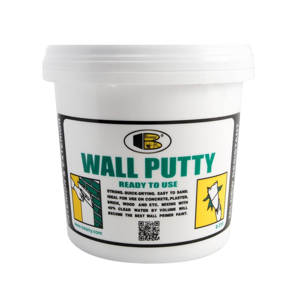 ACRYLIC WALL PUTTY BOSNY 1.5KG WHITE