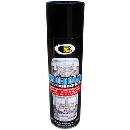 UNDERCOAT RUBBERIZED SPRAY BOSNY 600CC BLACK