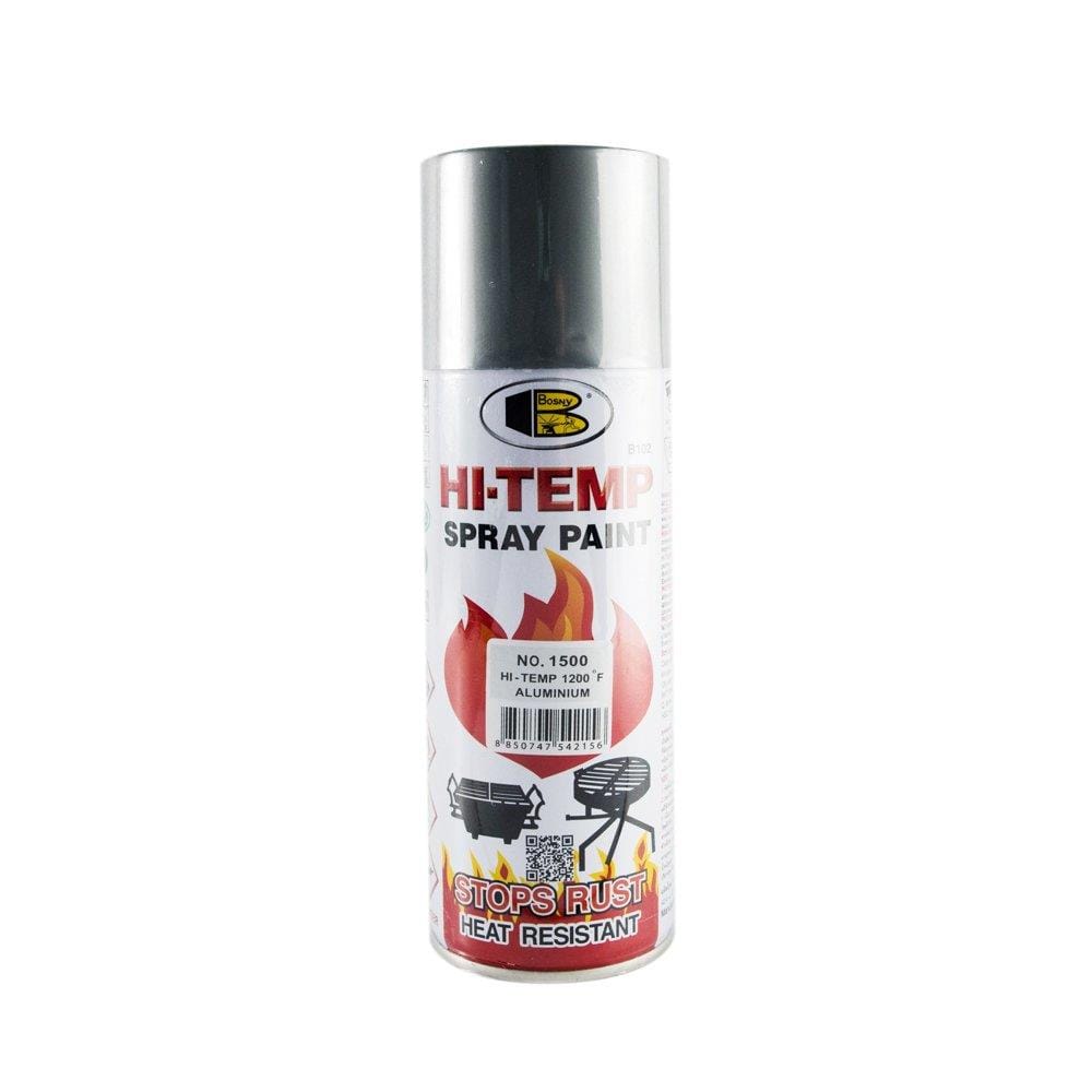 HI-TEMP SPARY PAINT BOSNY 400CC ALUMINUM