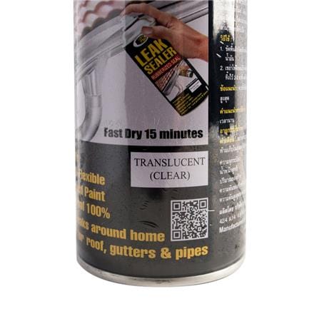 LEAK SEALER RUBBER SPRAY BOSNY B125 600ML CLEAR