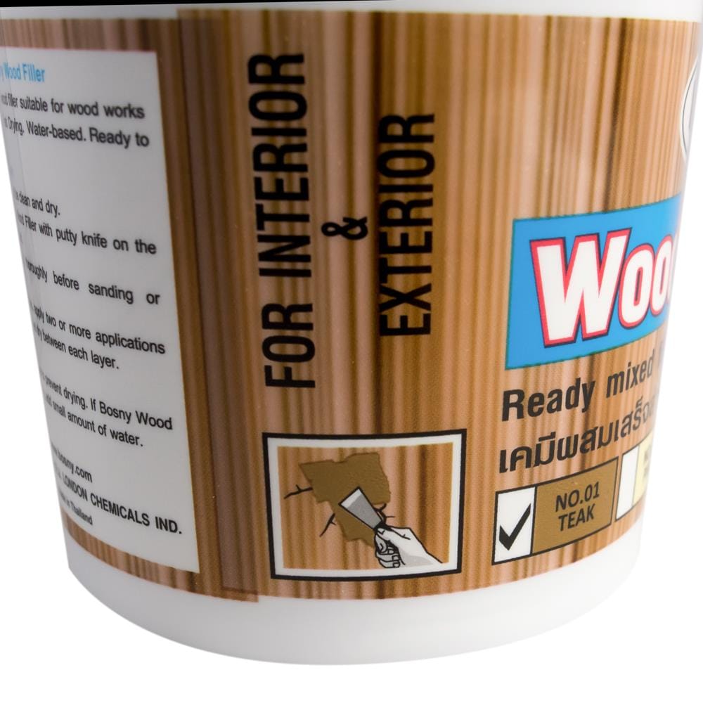 WOOD FILLER BOSNY 0.5KG TEAK