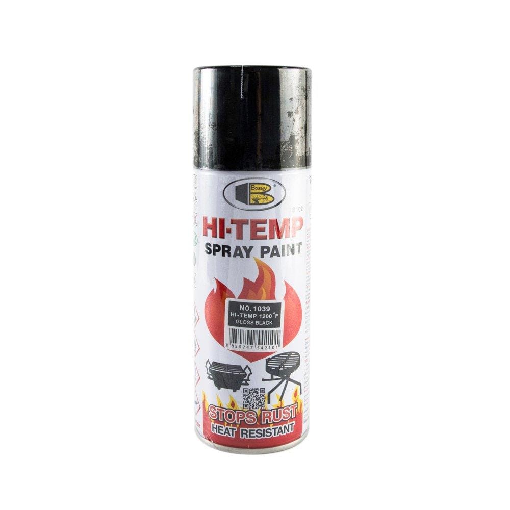 HI-TEMP SPRAY PAINT BOSNY 400CC BLACK