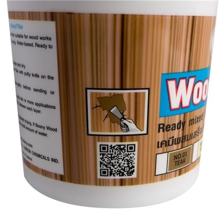WOOD FILLER BOSNY 0.5KG MAHOGANY
