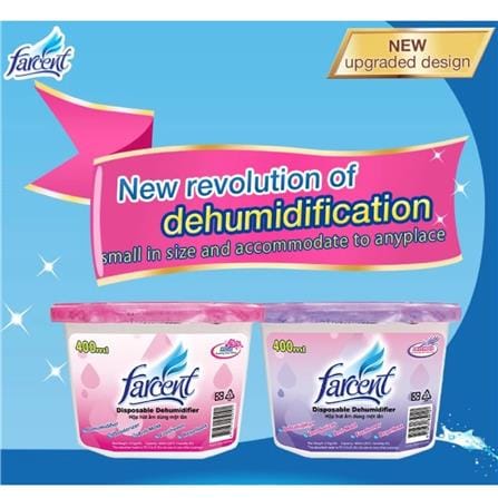 FARCENT DISPOSABLE DEHUMIDIFIER 500ML LAVENDER