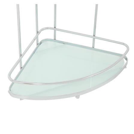 2-TIER GLASS CORNER SHELF MOYA 51146C02