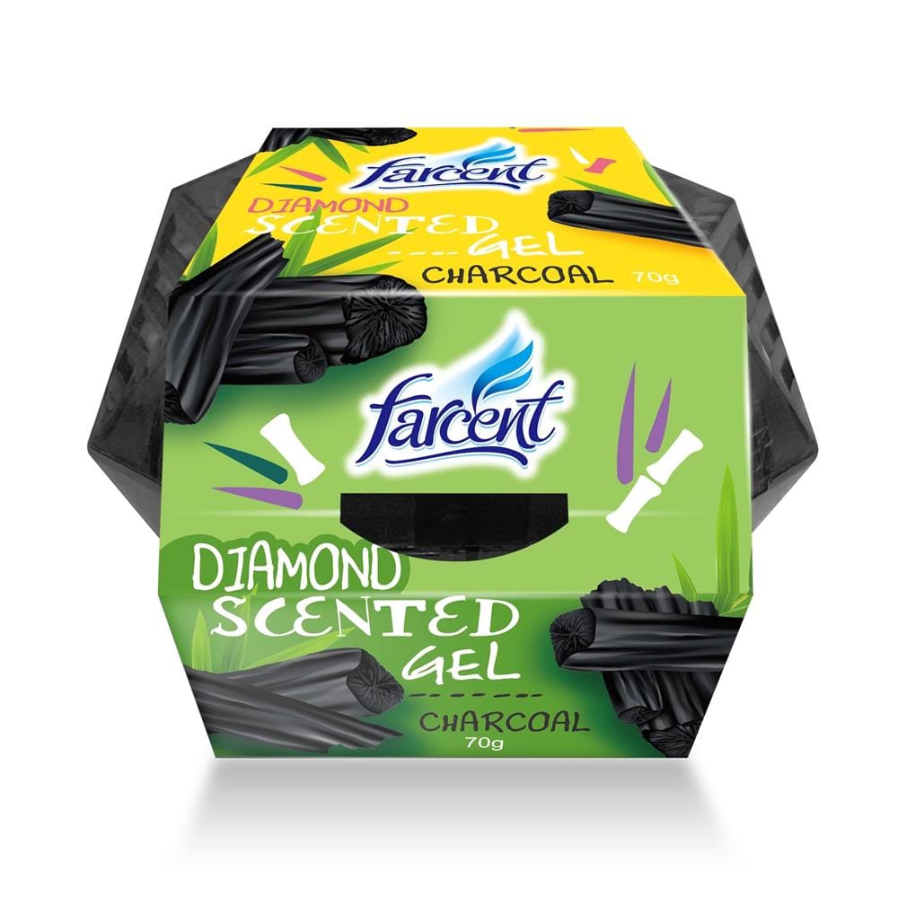 FARCENT DIAMOND GEL 70G CHARCOAL