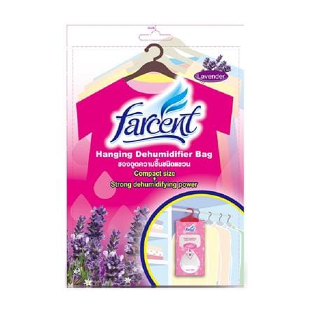 FARCENT HANGING DEHUMIDIFIER BAG LAVENDER 200G MOISTURE ABSORBER