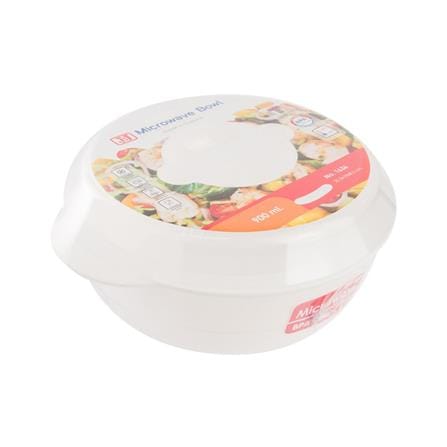 ROUND MICROWAVABLE FOOD CONTAINER JCJ 0.9L 1636