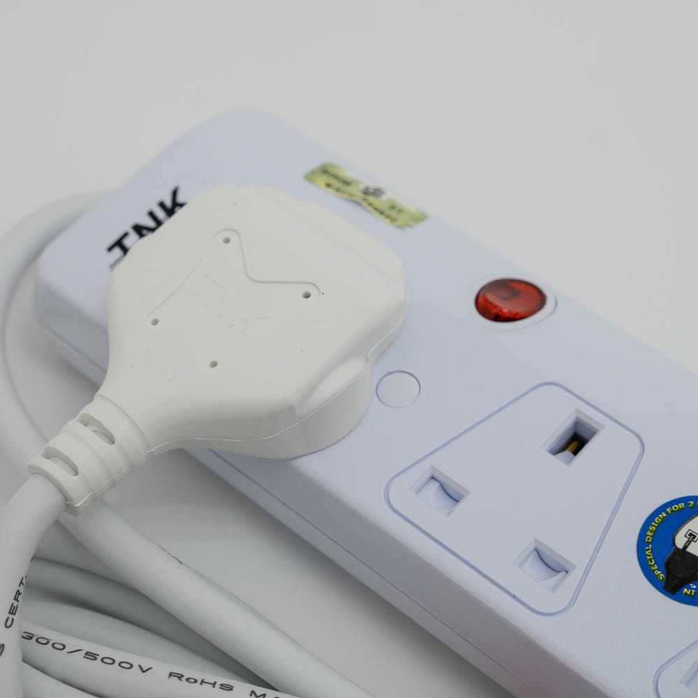 TNK 3 GANG 2 METER TRAILING SOCKET WITH NEON CPTSTN-513S2