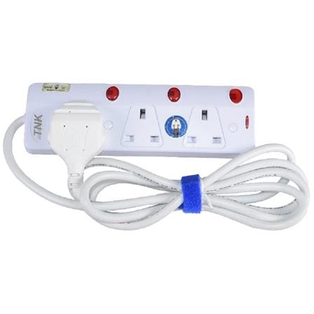 TNK 3 GANG 2 METER TRAILING SOCKET WITH NEON CPTSTN-513S2