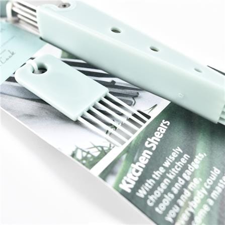 5-BLADE KITCHEN SCISSORS COOK CHARMY HB6969CC GREEN