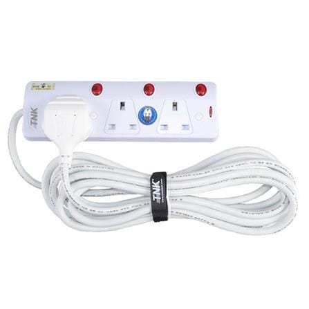 TNK 3 GANG 5 METER TRAILING SOCKET WITH NEON CPTSTN-513S5