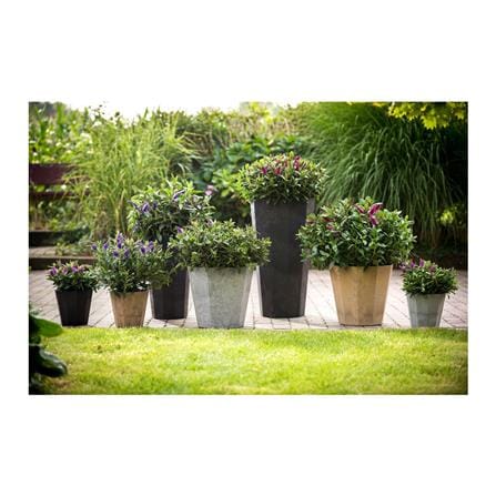 ARTSTONE DECA POT D27 H25 BLACK