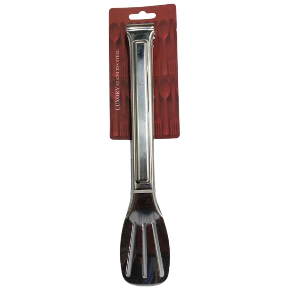 LUXORY STAINLESS STEEL 12" SERVING TONGS TH-003-02