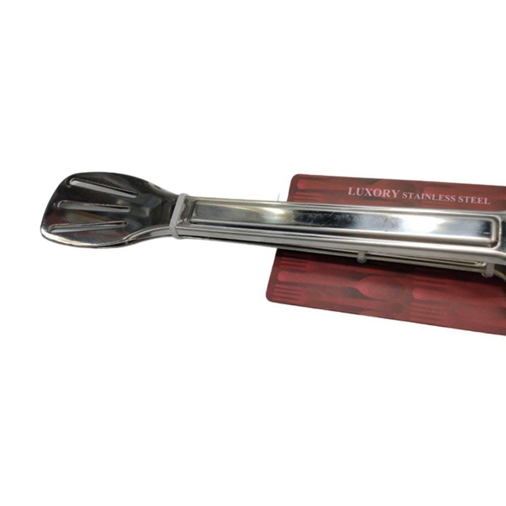 LUXORY STAINLESS STEEL 12" SERVING TONGS TH-003-02