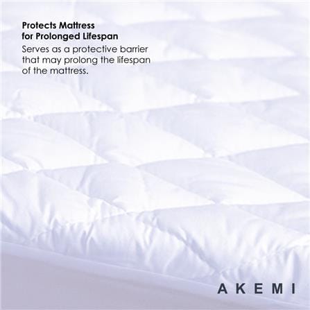 AKEMI MATTRESS PROTECTOR ESSENTIAL KING WHITE
