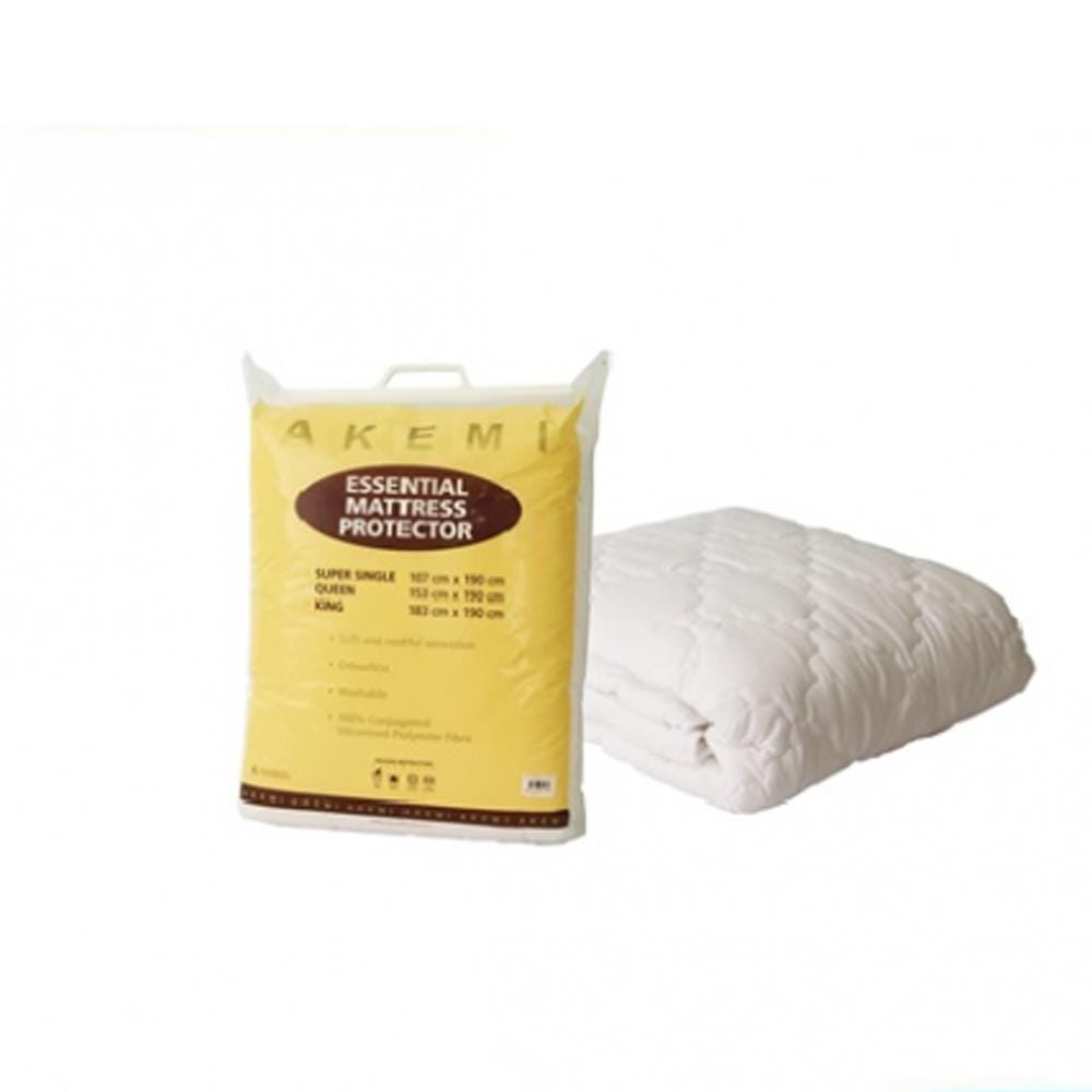 AKEMI MATTRESS PROTECTOR SUPER SINGLE WHITE