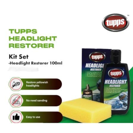 TUPPS HEADLIGHT RESTORER 100ml (AUTO PAINT CARE)