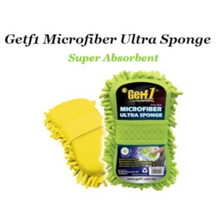 GETF1 MICROFIBER ULTRA SPONGE (CAR CLEANING TOOLS)