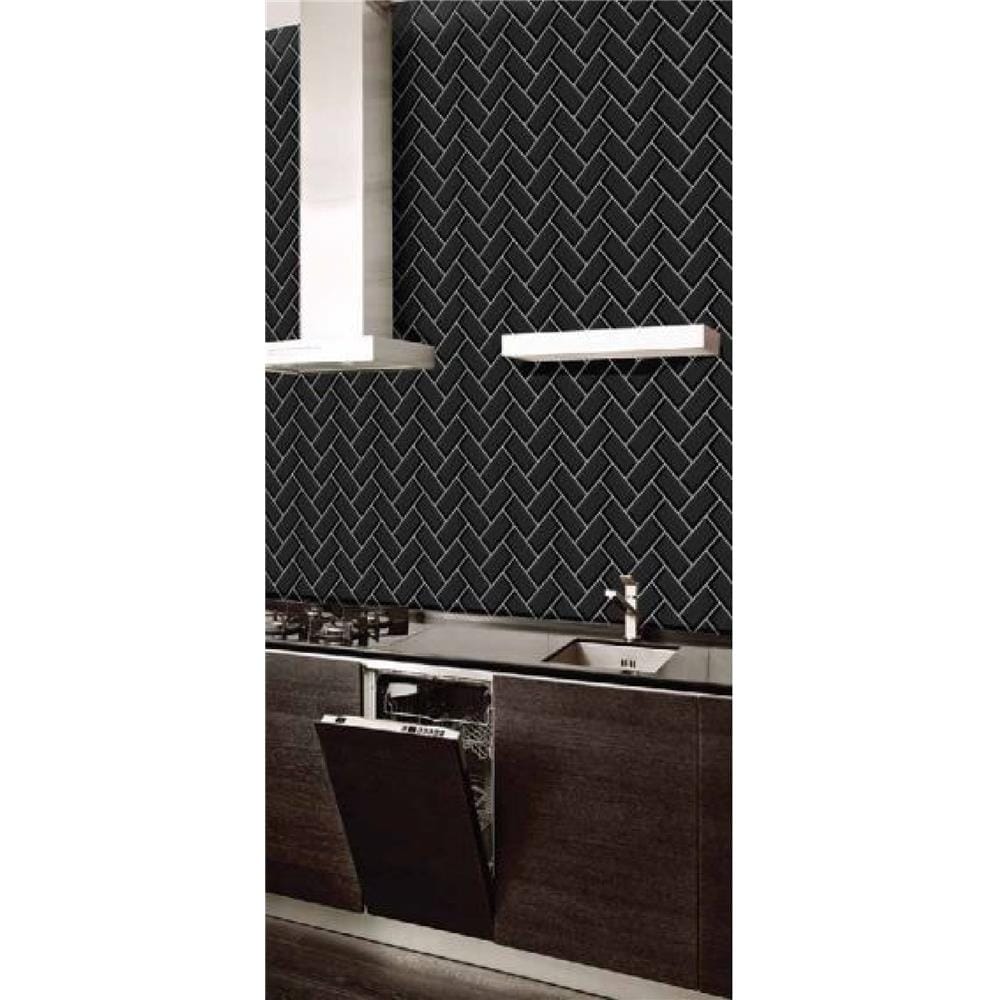 CITIGRES WALLTILE 10X20CM METRO BLACK GRADE A 1.00M2