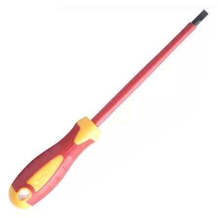 PROBEST VDE SCREWDRIVERS, SLOTTED 1.0X 5" (RED-YELLOW)