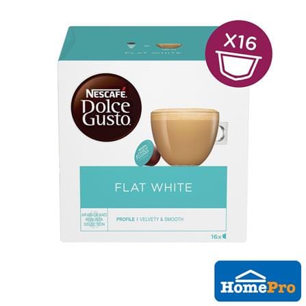 NESCAFE DOLCE GUSTO CAPSULES FLAT WHITE 16 CUPS