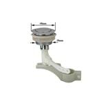 FLUSH MASTER TOILET HANDLE FM421 38MM TOP PUSH BUTTON