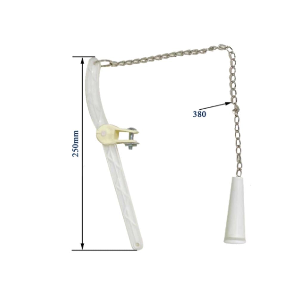 FLUSH MASTER TOILET HANDLE FM-HCL HIGH CISTERN LEVEL