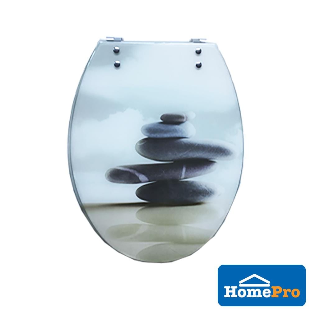 HOMEPRO MOYA TOILET SEAT COVER SOFT CLOSING PL-A014