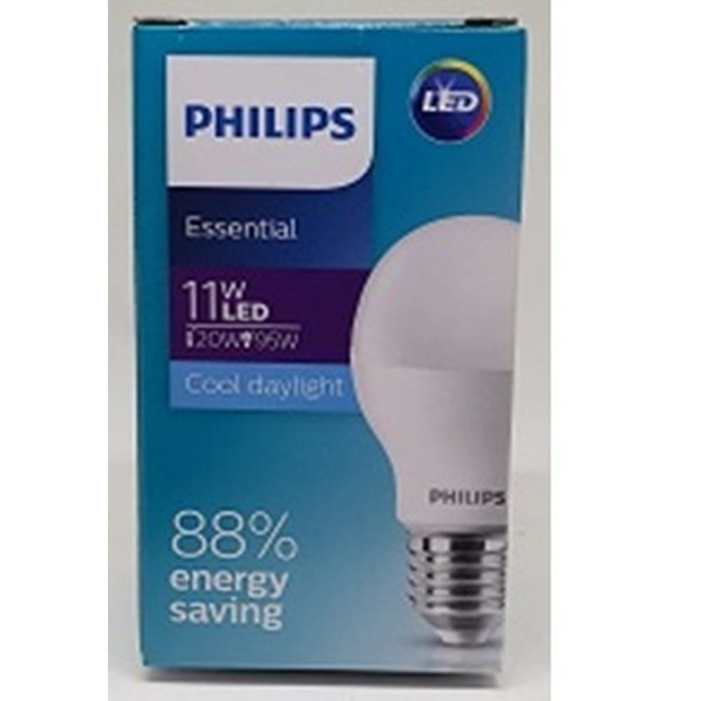 PHILIPS ESSENTIAL LED BULB E27 6500K COOL DAYLIGHT 11W