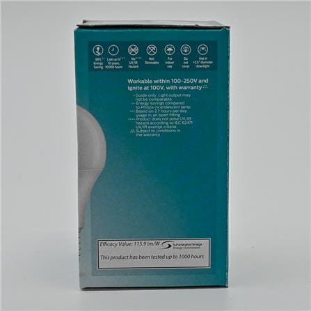 PHILIPS ESSENTIAL LED BULB E27 3000K WARM WHITE 11W