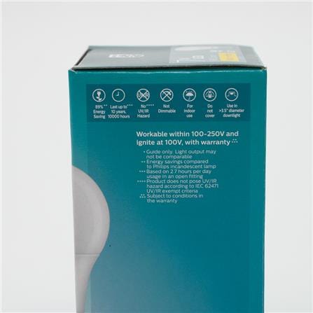 PHILIPS ESSENTIAL LED BULB E27 3000K WARM WHITE 7W