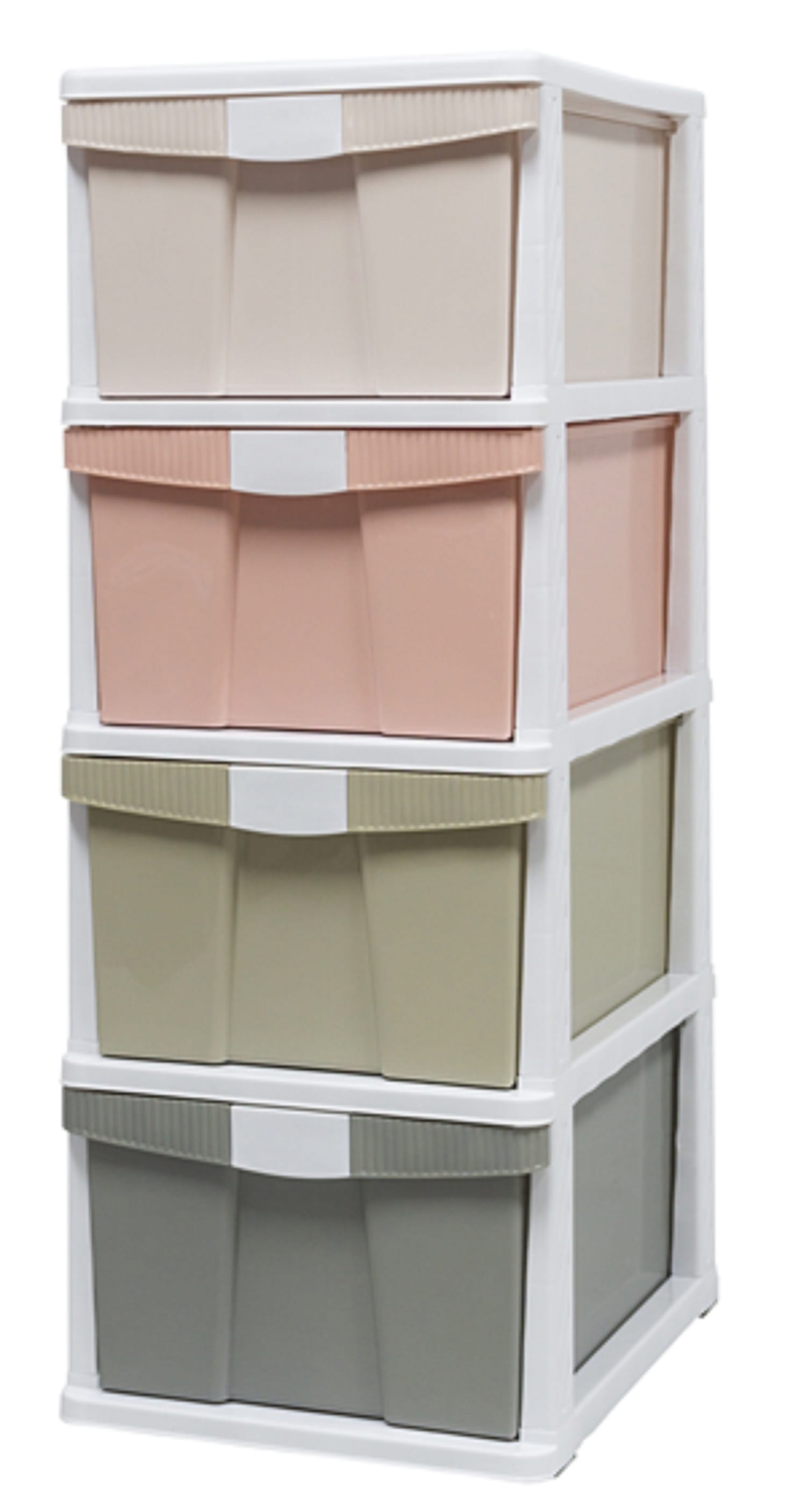HOMEPRO DRAWER 4 TIERS 1057M4 40X50X104 CM PASTEL