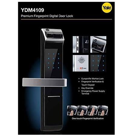 YALE ELECTRONIC MORTISE LOCK YDM4109+ V2.2