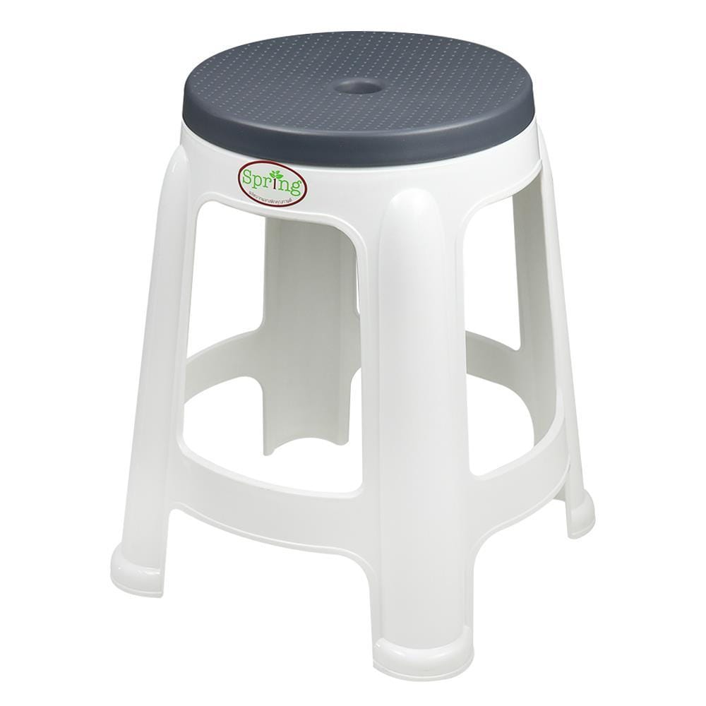 PLASTIC STOOL SPRING BEST CHAIR CHARCOAL