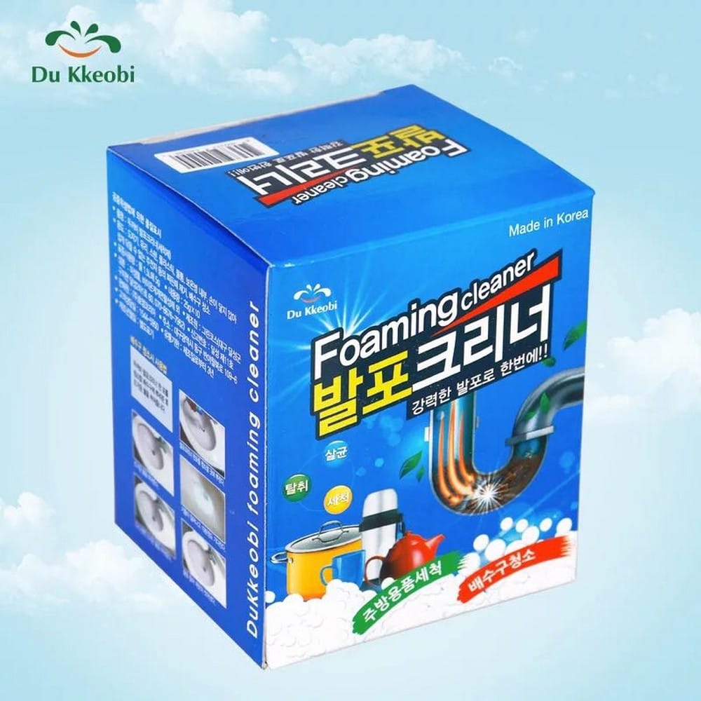 DU KKEOBI DRAIN FOAM CLEANER 25ML X 10 PIECES