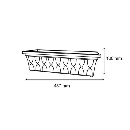 BABA  BIODEGRADABLE PLANTER BOX SERIES&nbsp;529 COTTA