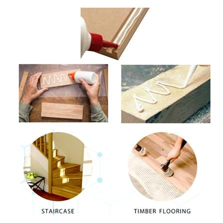 V-TECH TIMBERBOND WOOD FLOORING ADHESIVE VT-756OV 500G
