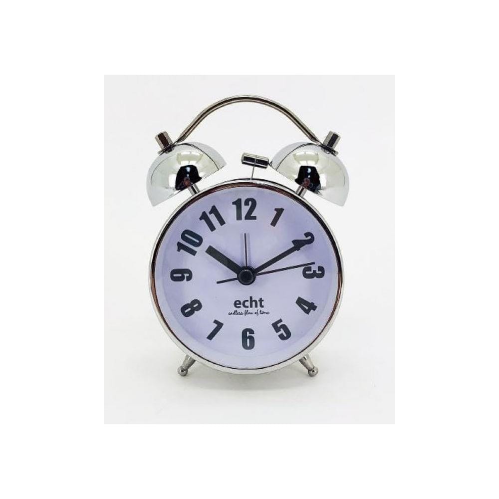 ECHT ALARM CLOCK  3" METAL GREY NO E313-SR