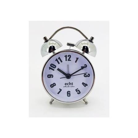 ECHT ALARM CLOCK  3" METAL GREY NO E313-SR