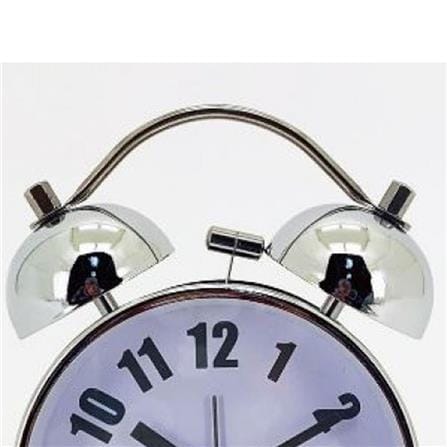 ECHT ALARM CLOCK  3" METAL GREY NO E313-SR