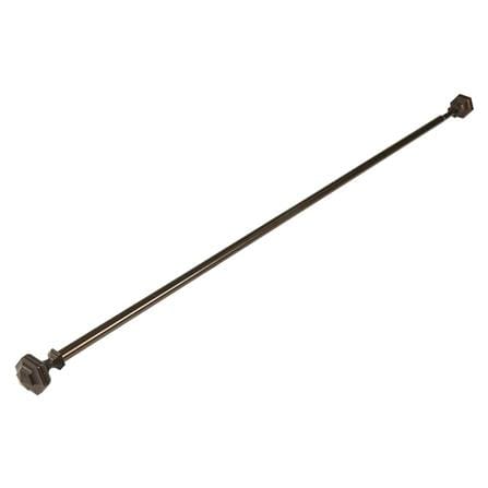 STEEL TENSION ROD HOME LIVING STYLE HEXAGON 110-210CM BROWN