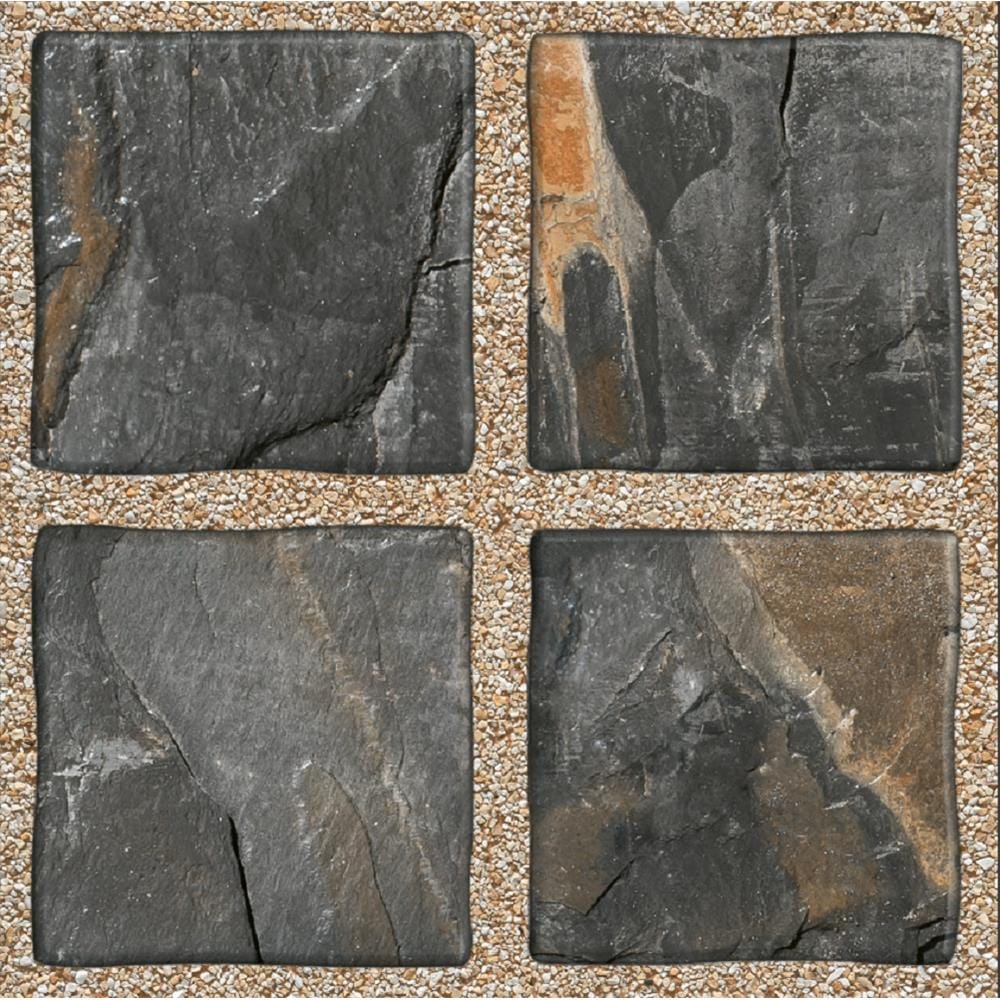DURAGRES FLOORTILE 40X40CM BOLIN BLACK 0.96M2