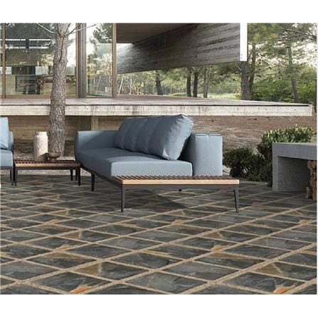 DURAGRES FLOORTILE 40X40CM BOLIN BLACK 0.96M2